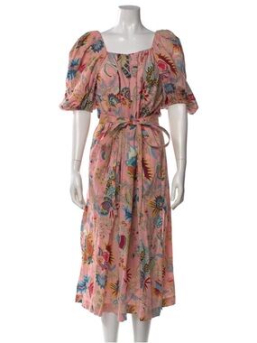 Floral Pink Maxi Dress